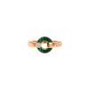 Anello girevole Bulgari Bulgari Bulgari in oro rosa, diamante e malachite - 360 thumbnail