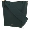 Borsa Celine  Sac Sangle in pelle martellata verde - 00pp thumbnail