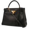 Bolso de mano Hermès  Kelly 32 cm en cuero box negro - 00pp thumbnail