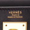 Borsa Hermès  Kelly 32 cm in pelle box nera - Detail D2 thumbnail