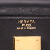 Bolso de mano Hermès  Kelly 32 cm en cuero box negro - Detail D2 thumbnail