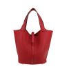 Bolso de mano Hermès  Picotin en cuero taurillon clémence rojo Garance - 360 thumbnail