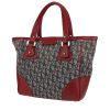 Dior   handbag  in grey logo canvas  and red leather - 00pp thumbnail