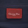 Borsa Dior   in tela siglata grigia e pelle rossa - Detail D2 thumbnail
