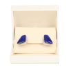 Paire de boucles d'oreilles Tasaki  en or blanc, lapis-lazuli et diamants - Detail D2 thumbnail