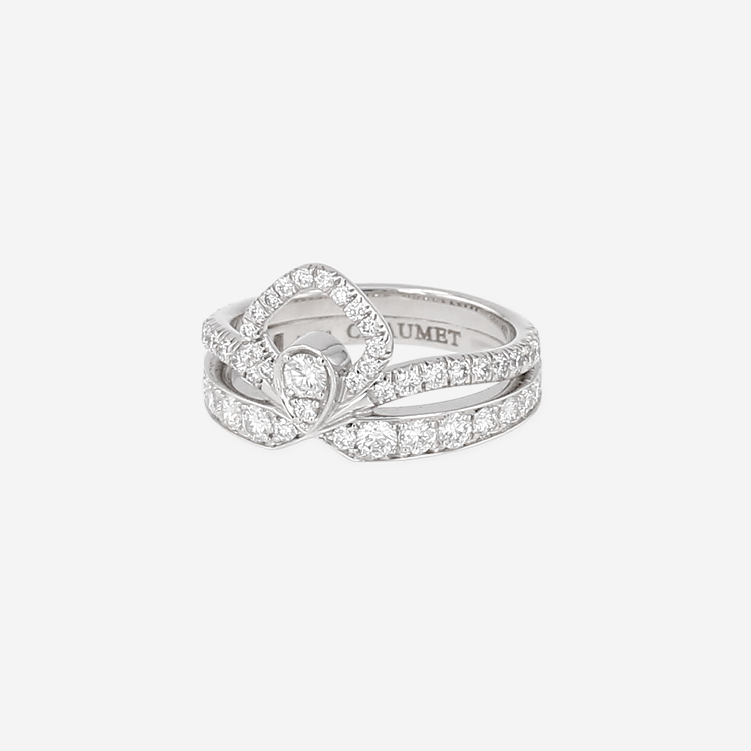 Chaumet Joséphine Éclat Floral ring in white gold and diamonds