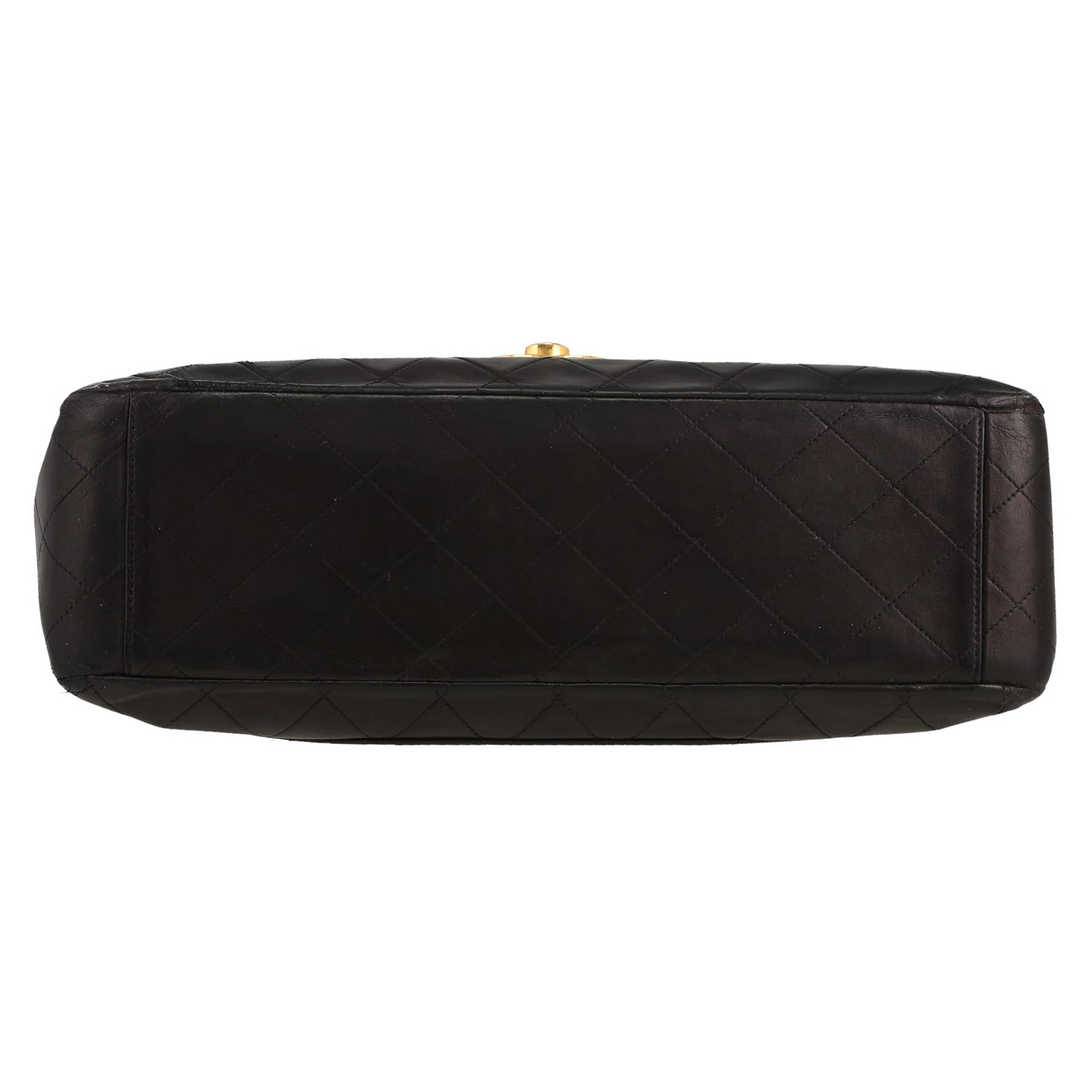 Sac à main Chanel  Timeless Maxi Jumbo en cuir matelassé noir - Detail D1