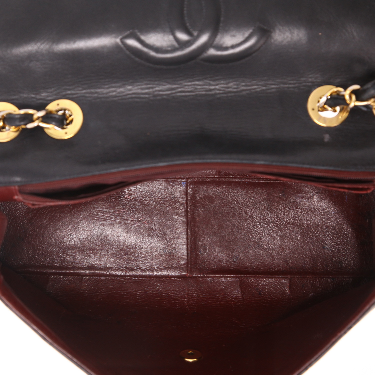 Bolso de mano Chanel  Timeless Maxi Jumbo en cuero acolchado negro - Detail D3