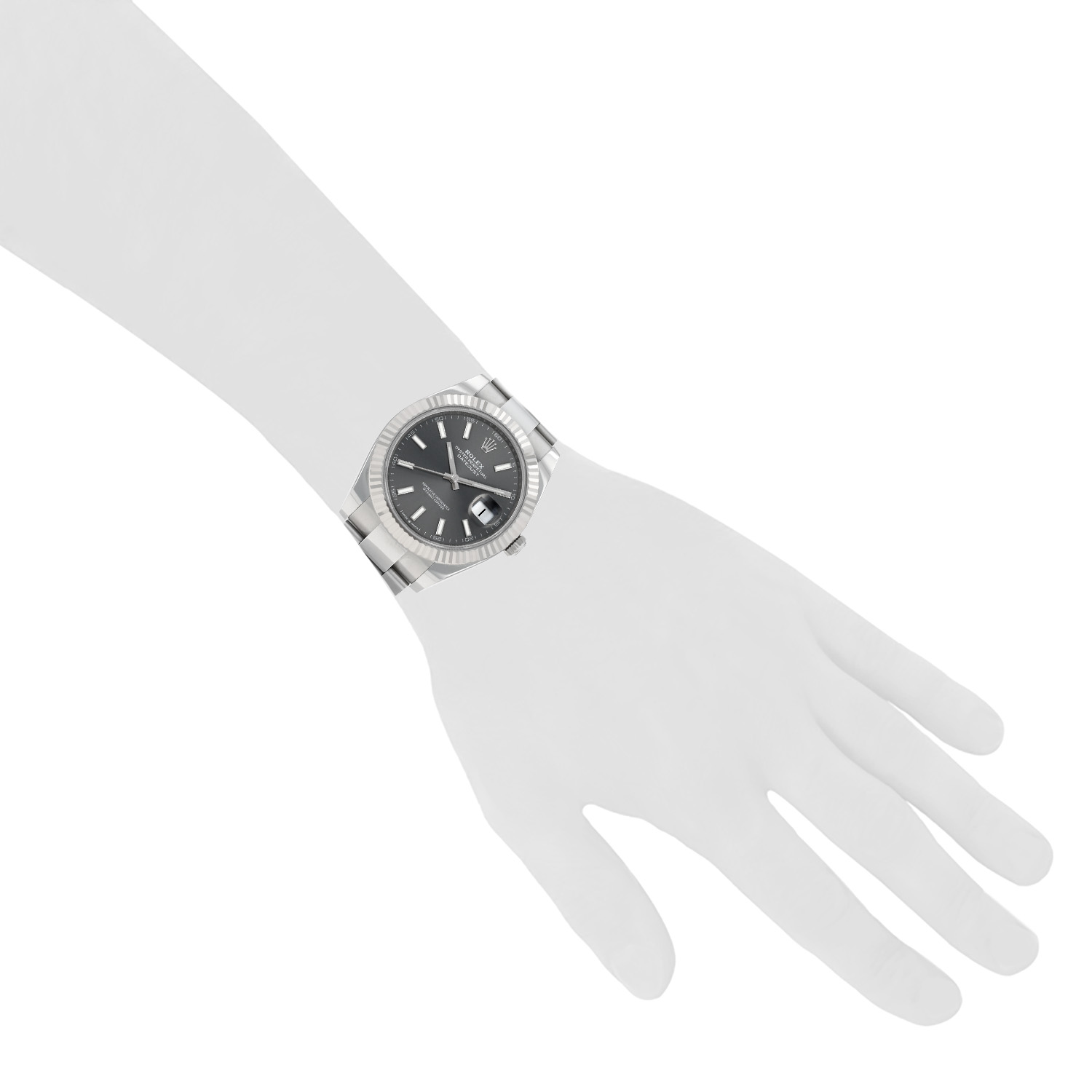 Montre Rolex Datejust 41 en or et acier Ref: Rolex - 126334  Vers 2022 - Detail D1