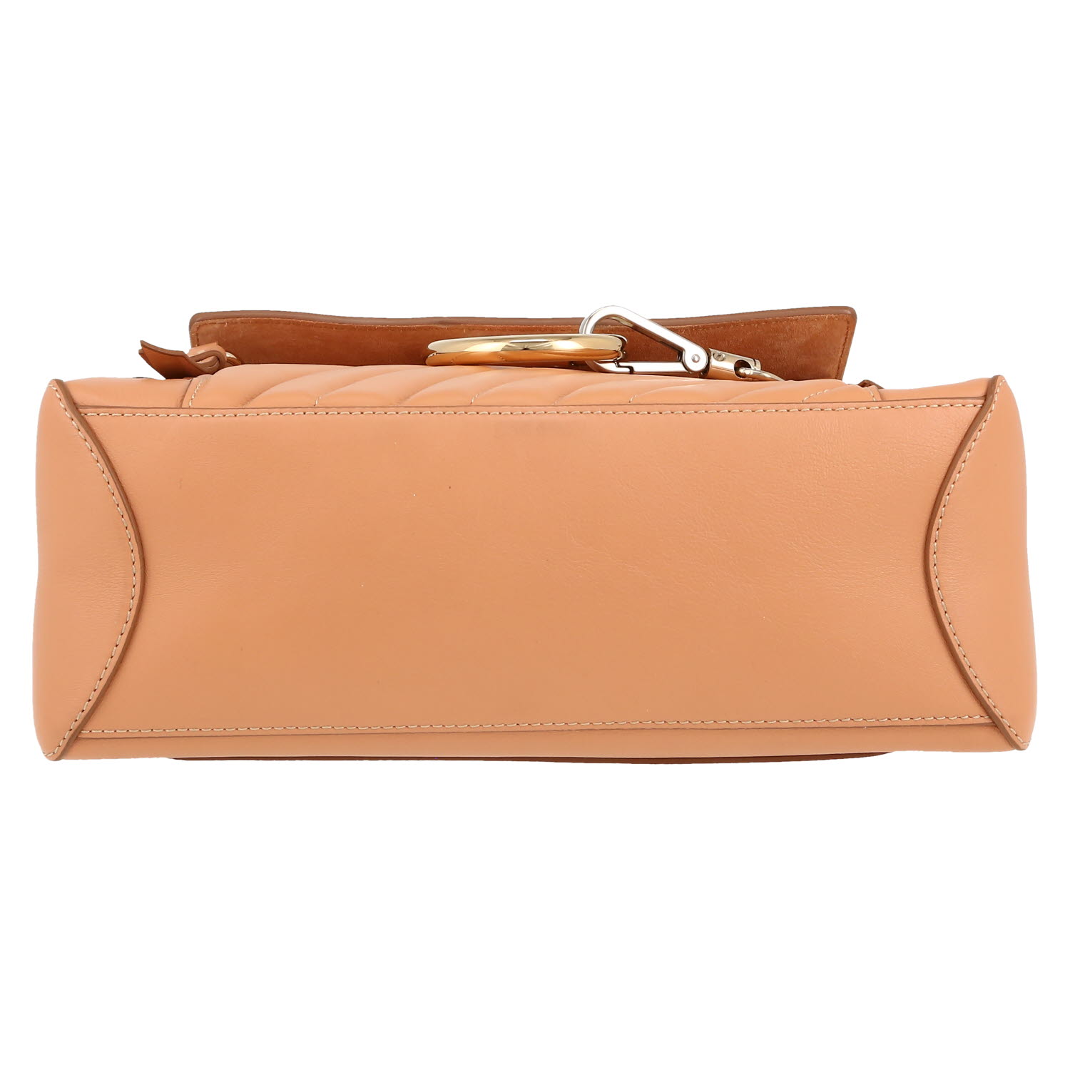 Chloé  Faye shoulder bag  in pink leather - Detail D1