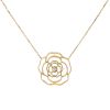Chanel Camelia necklace in yellow gold and diamond - 00pp thumbnail