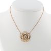 Chanel Camelia necklace in yellow gold and diamond - 360 thumbnail