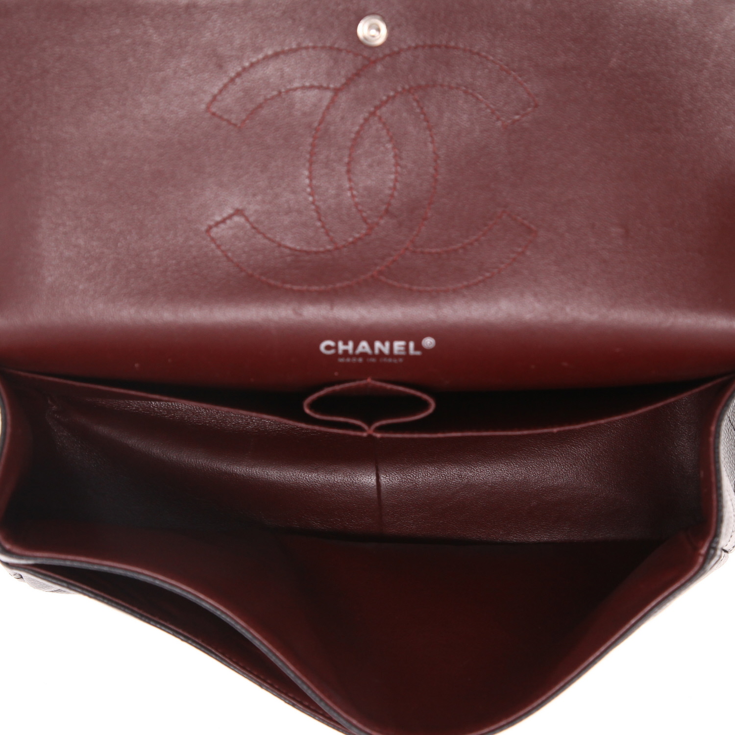 Borsa Chanel  Timeless Jumbo in pelle martellata e trapuntata nera - Detail D3