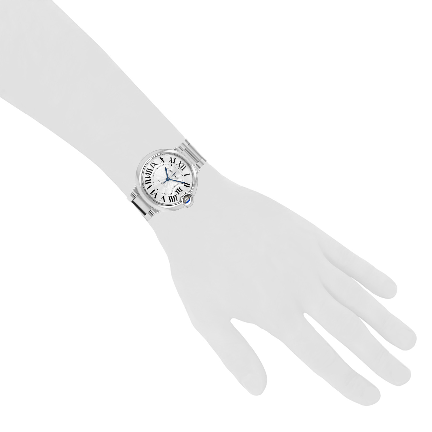 Montre Cartier Ballon Bleu De Cartier en acier Ref: Cartier - 4372  Vers 2010 - Detail D1