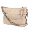 Chanel  Gabrielle  medium model  shoulder bag  in beige quilted leather - 00pp thumbnail