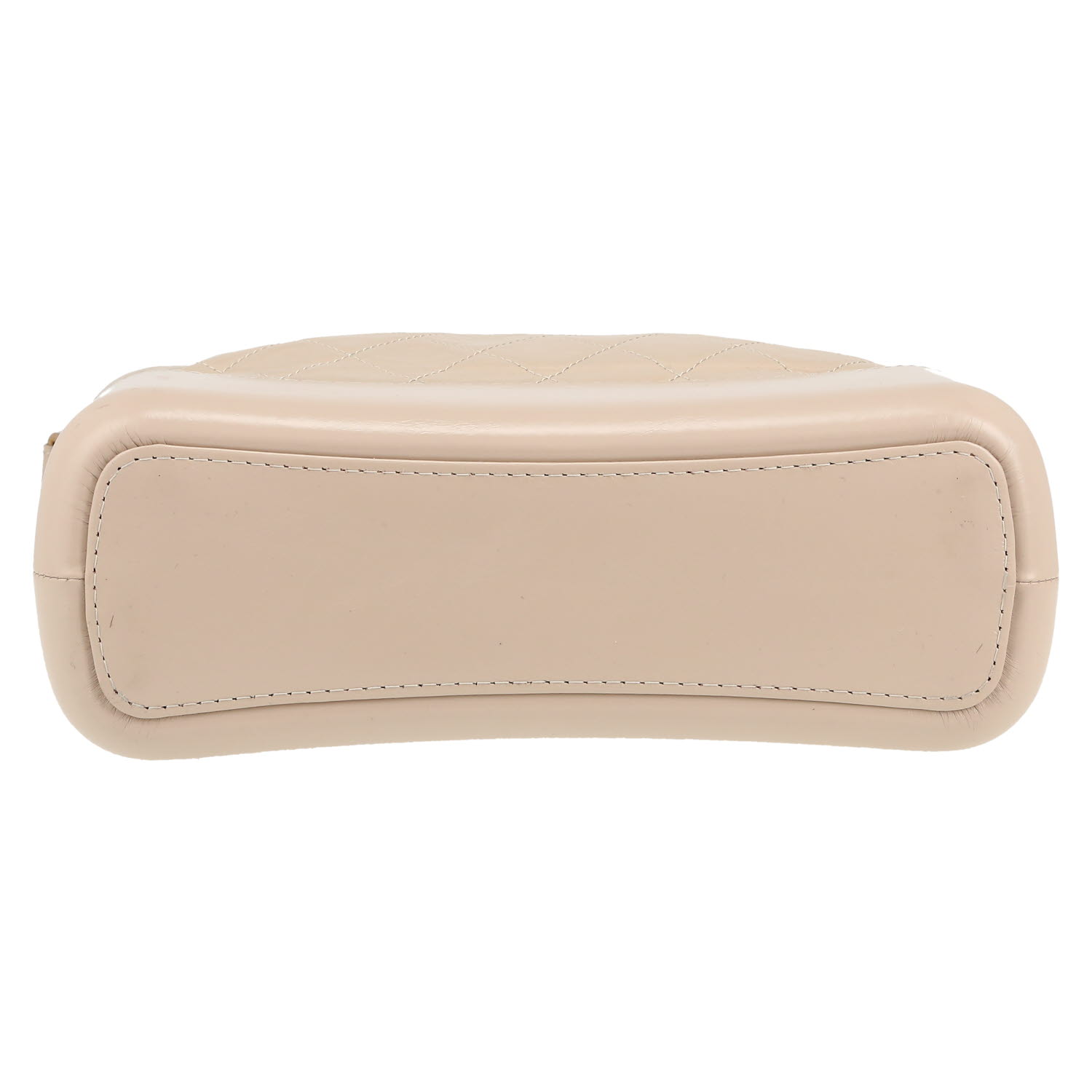 Borsa a tracolla Chanel  Gabrielle  modello medio  in pelle trapuntata beige - Detail D1