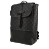 Zaino Louis Vuitton  Saumur Backpack in tela monogram grigio Graphite e pelle nera - 00pp thumbnail