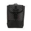 Zaino Louis Vuitton  Saumur Backpack in tela monogram grigio Graphite e pelle nera - 360 thumbnail