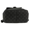 Louis Vuitton  Saumur Backpack backpack  in grey Eclipse monogram canvas  and black leather - Detail D1 thumbnail