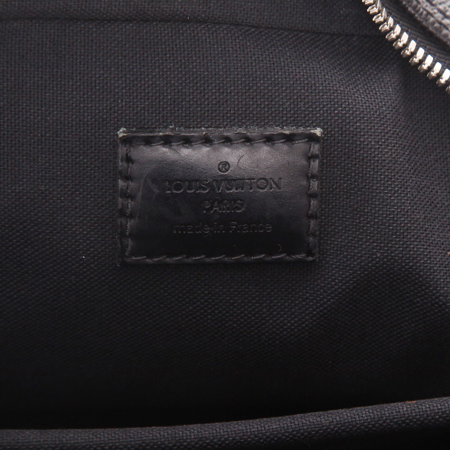 Borsa a tracolla Louis Vuitton  Messenger Voyager in tela a scacchi e pelle nera - Detail D2