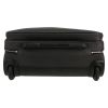 Louis Vuitton   suitcase  in black leather - Detail D1 thumbnail