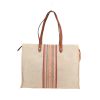 Bolso Cabás Hermès   en lona beige - 360 thumbnail