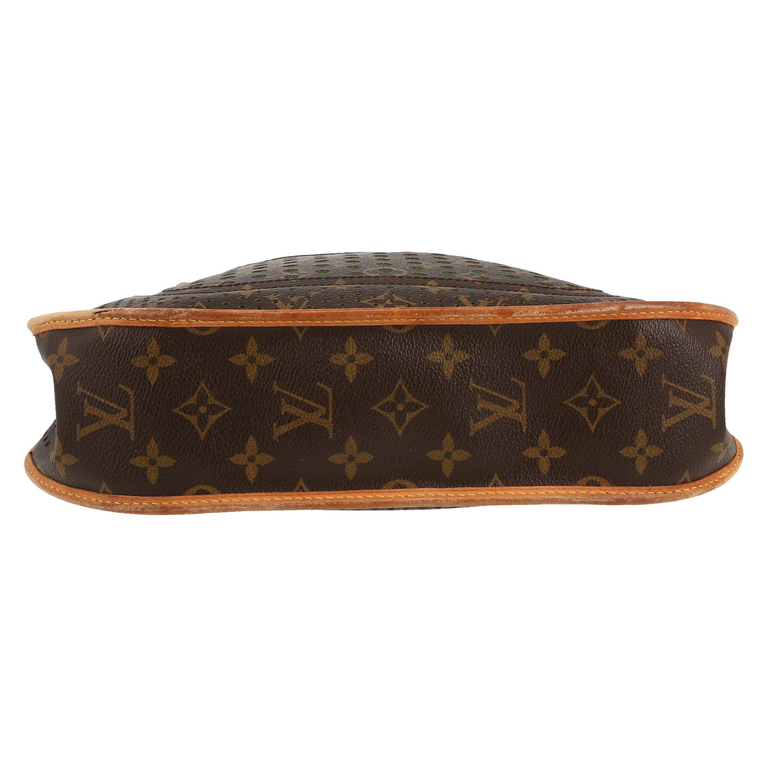 Sac bandoulière Louis Vuitton Editions Limitées en toile monogram et cuir naturel - Detail D1