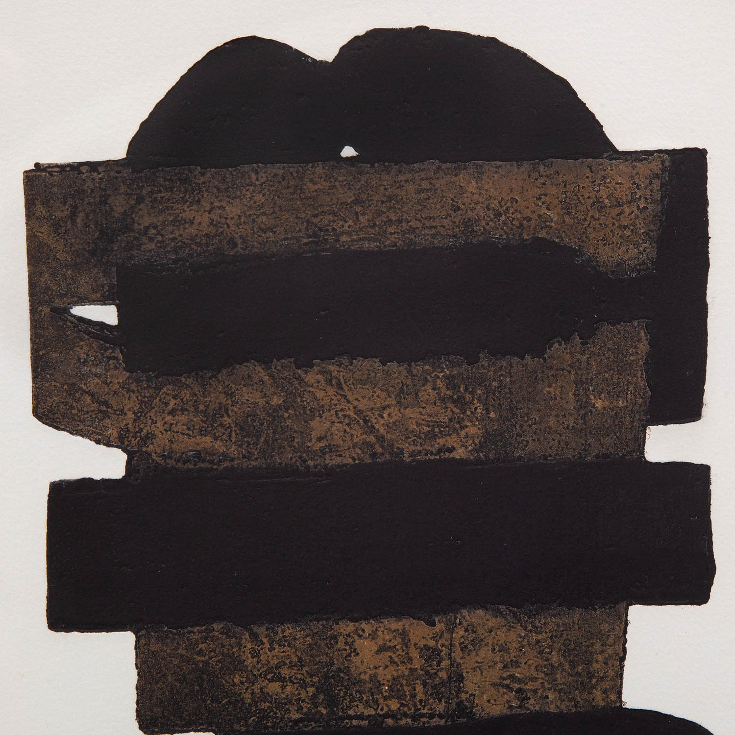 Pierre Soulages (1919-2022), Eau-forte XXIV - 1973 - Detail D1