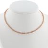 Collier Fred Pain de Sucre Celebration en or rose et diamants - 360 thumbnail