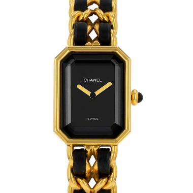 Chanel Première  size L  in gold plated Circa 1990