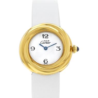 Reloj Cartier Trinity de plata dorada Ref: Cartier - 2735  Circa 1990