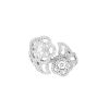 Chanel Camélia Fil ring in white gold and diamonds - 360 thumbnail