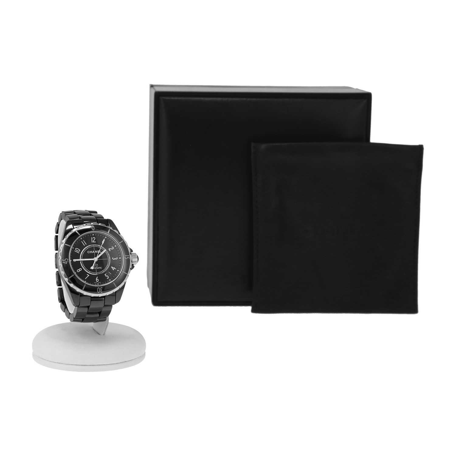 Reloj Chanel J12 de cerámica negra Circa 2010 - Detail D2