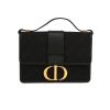 Borsa Dior  30 Montaigne in tela nera e pelle nera - 360 thumbnail