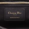 Bolso de mano Dior  30 Montaigne en lona negra y cuero negro - Detail D2 thumbnail