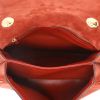 Bolso de mano Gucci  Blondie modelo grande  en ante rojo - Detail D3 thumbnail