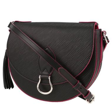 Bolso bandolera Louis Vuitton  Saint Cloud en cuero Epi negro