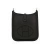 Bolso bandolera Hermès  Mini Evelyne en cuero taurillon clémence negro - 360 thumbnail