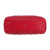 Bolso de mano Dior Soft en cuero cannage rojo - Detail D1 thumbnail