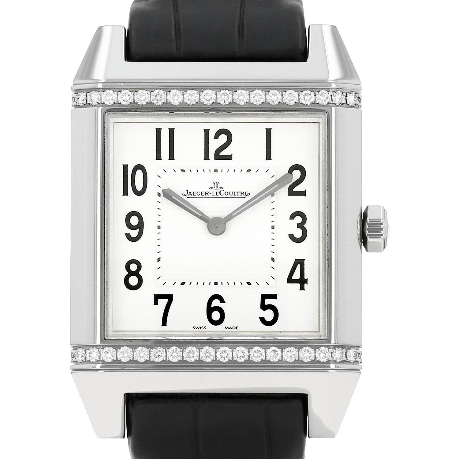 Le Coultre Reverso Squadra Lady In Stainless Steel Ref: