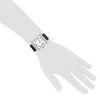 Jaeger-LeCoultre Reverso Squadra Lady  in stainless steel Ref: Jaeger-LeCoultre - 236.8.47  Circa 2011 - Detail D1 thumbnail
