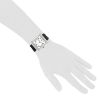 Montre Jaeger-LeCoultre Reverso Squadra Lady en acier Ref: Jaeger-LeCoultre - 236.8.47  Vers 2011 - Detail D1 thumbnail