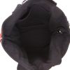 Shopping bag Chanel   in tessuto di spugna nero e rosso - Detail D3 thumbnail