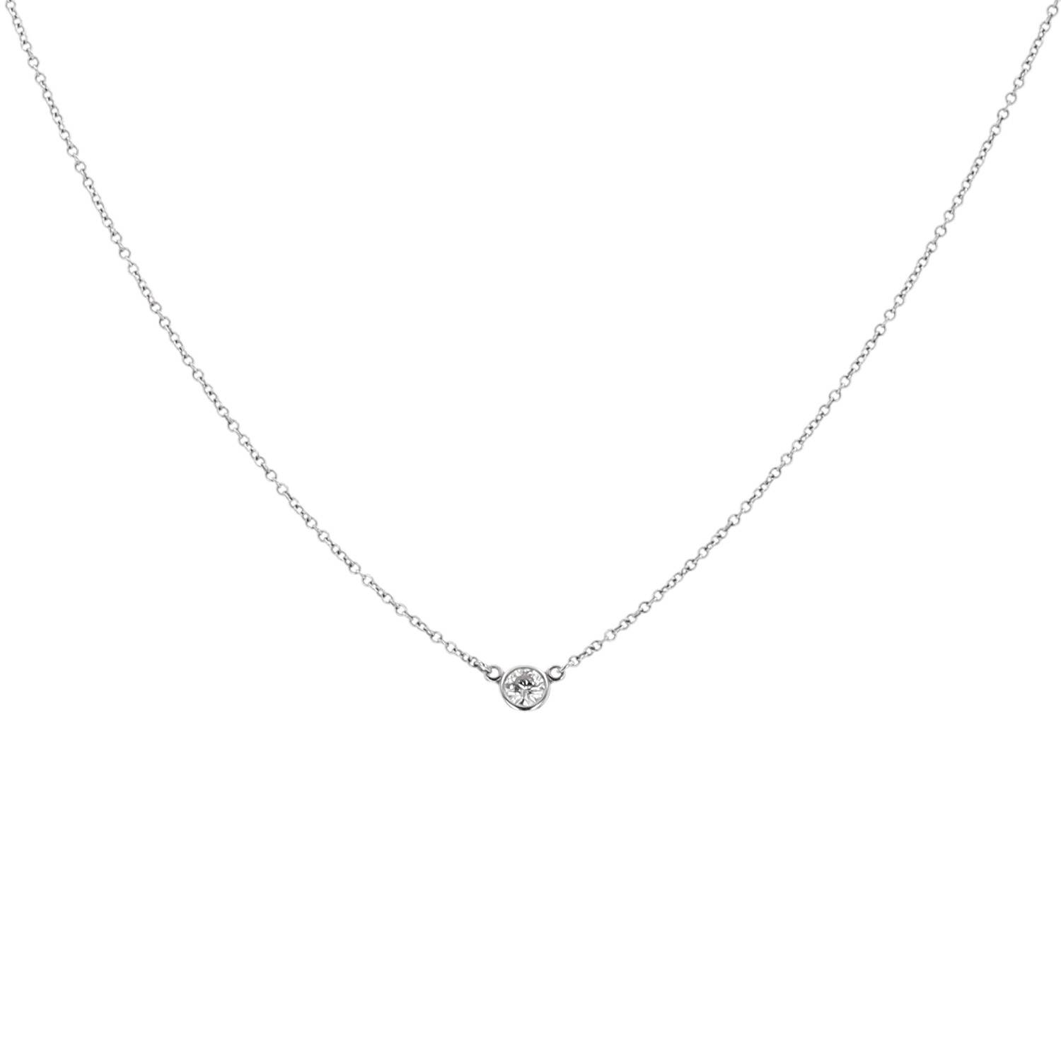 Diamonds By The Yard Necklace In Platinium And Diamond