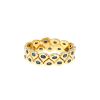 Bracelet Chaumet Tsouka en or jaune et saphirs - 360 thumbnail