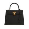 Hermès  Kelly 25 cm handbag  in black epsom leather - 360 thumbnail
