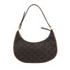 Celine  Ava medium model  handbag  "Triomphe" canvas  and brown leather - 360 thumbnail