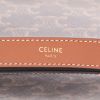 Celine  Ava medium model  handbag  "Triomphe" canvas  and brown leather - Detail D2 thumbnail