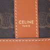 Sac bandoulière Celine  Seau petit modèle  en toile monogram marron et cuir marron - Detail D2 thumbnail