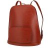 Sac à dos Louis Vuitton  Gobelins - Backpack en cuir épi marron - 00pp thumbnail